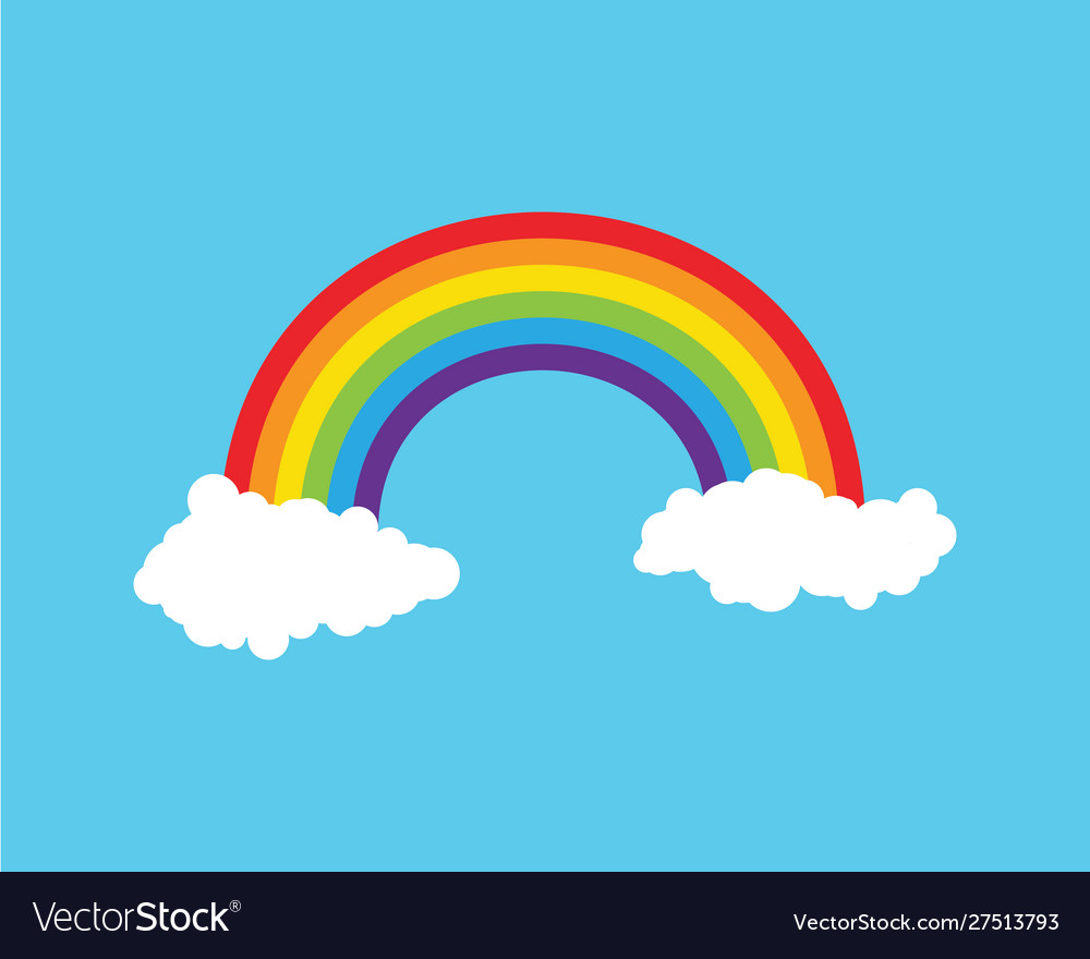 Rainbow icon template