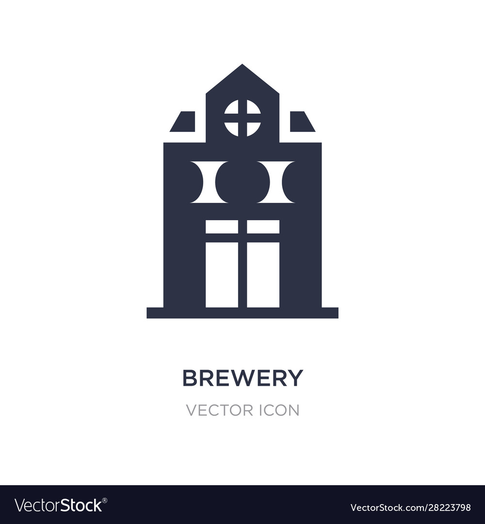 Brewery icon on white background simple element