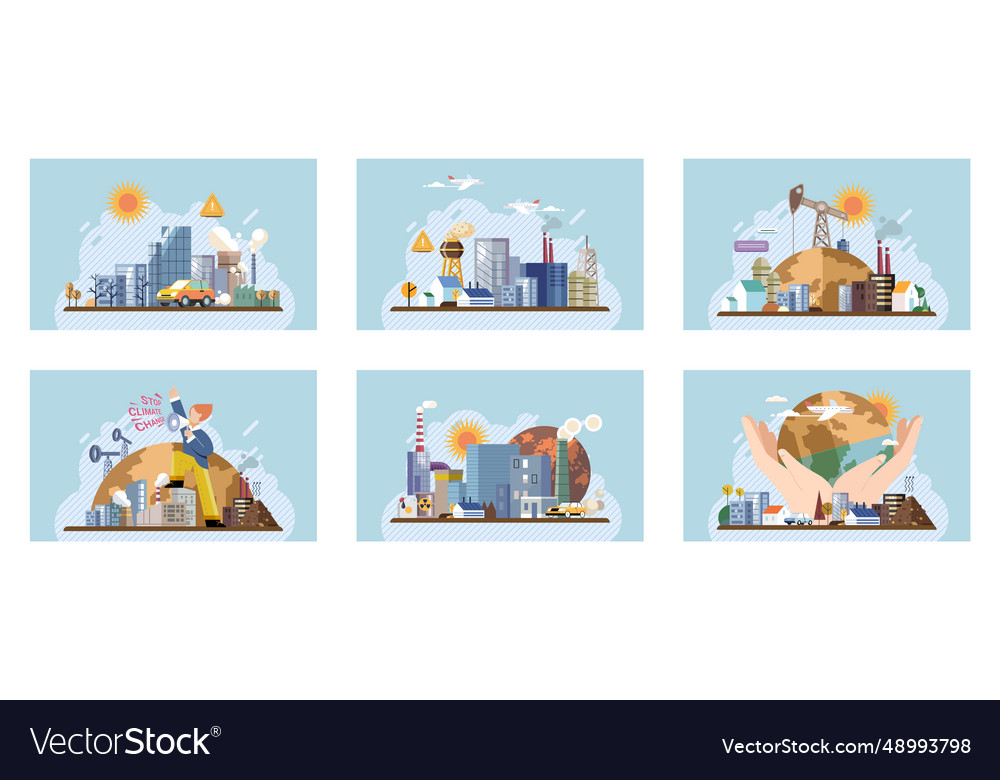 Industrial Pollution Toxic Waste Royalty Free Vector Image