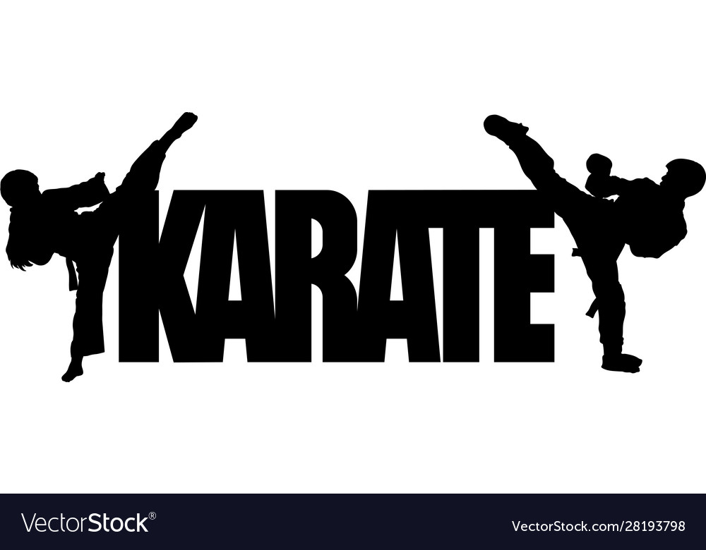 karate-text-symbol-royalty-free-vector-image-vectorstock