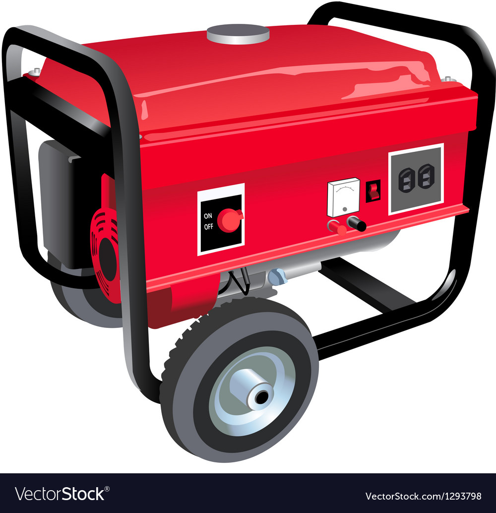 Portable generator Royalty Free Vector Image - VectorStock