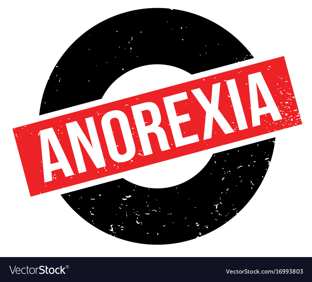 Anorexia Rubber Stamp Royalty Free Vector Image