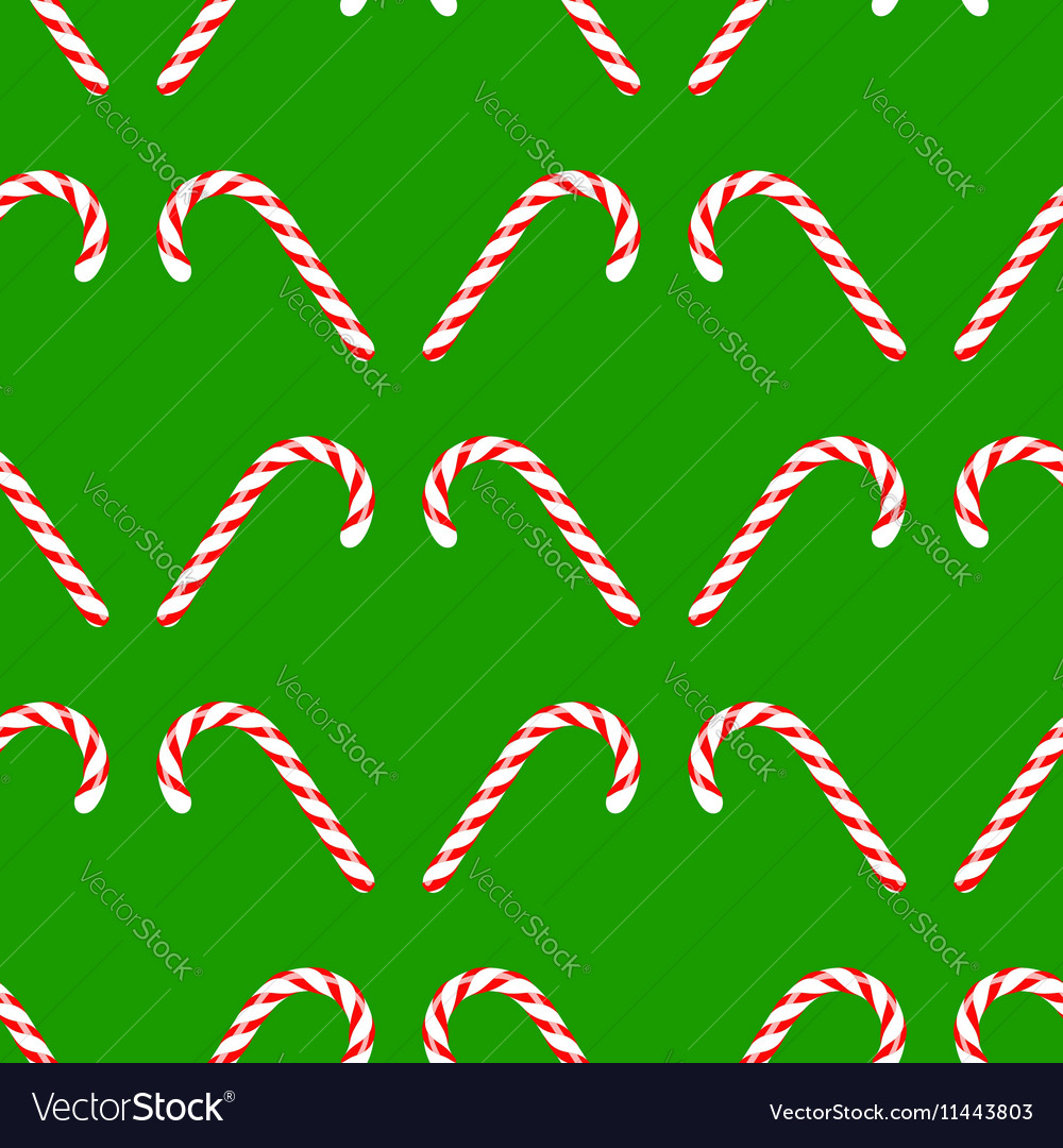 Candy cane seamless pattern Royalty Free Vector Image