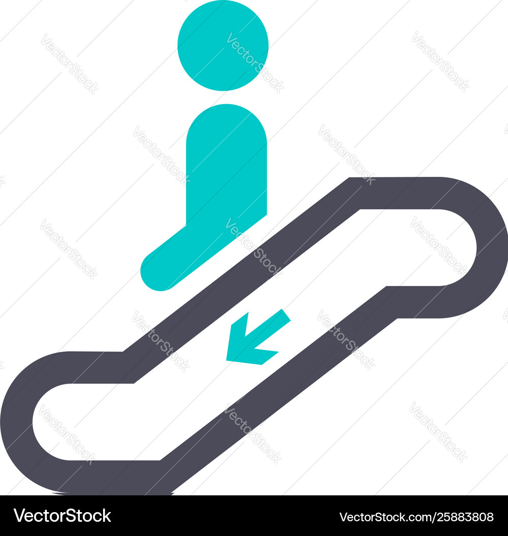 New gray turquoise icon on a white background Vector Image