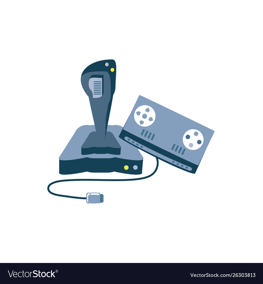 Video game joystick and control icon