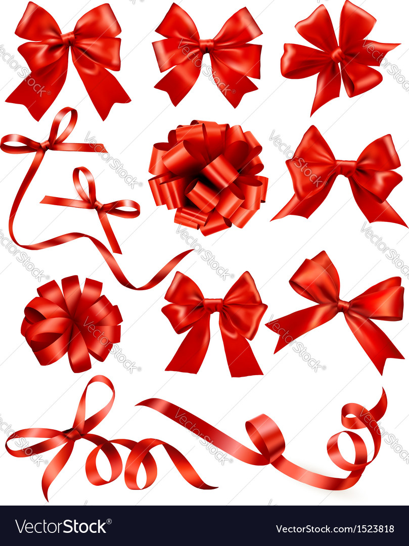 big set of red