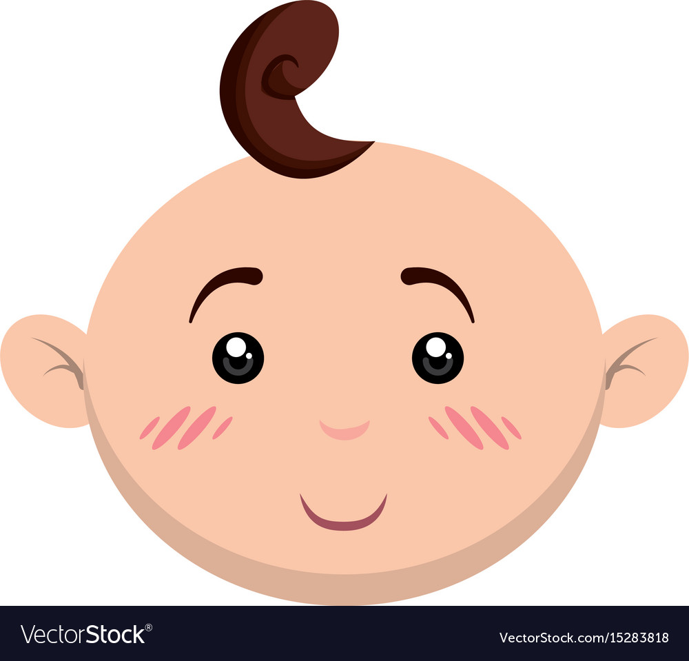 Cute baby cartoon Royalty Free Vector Image - VectorStock