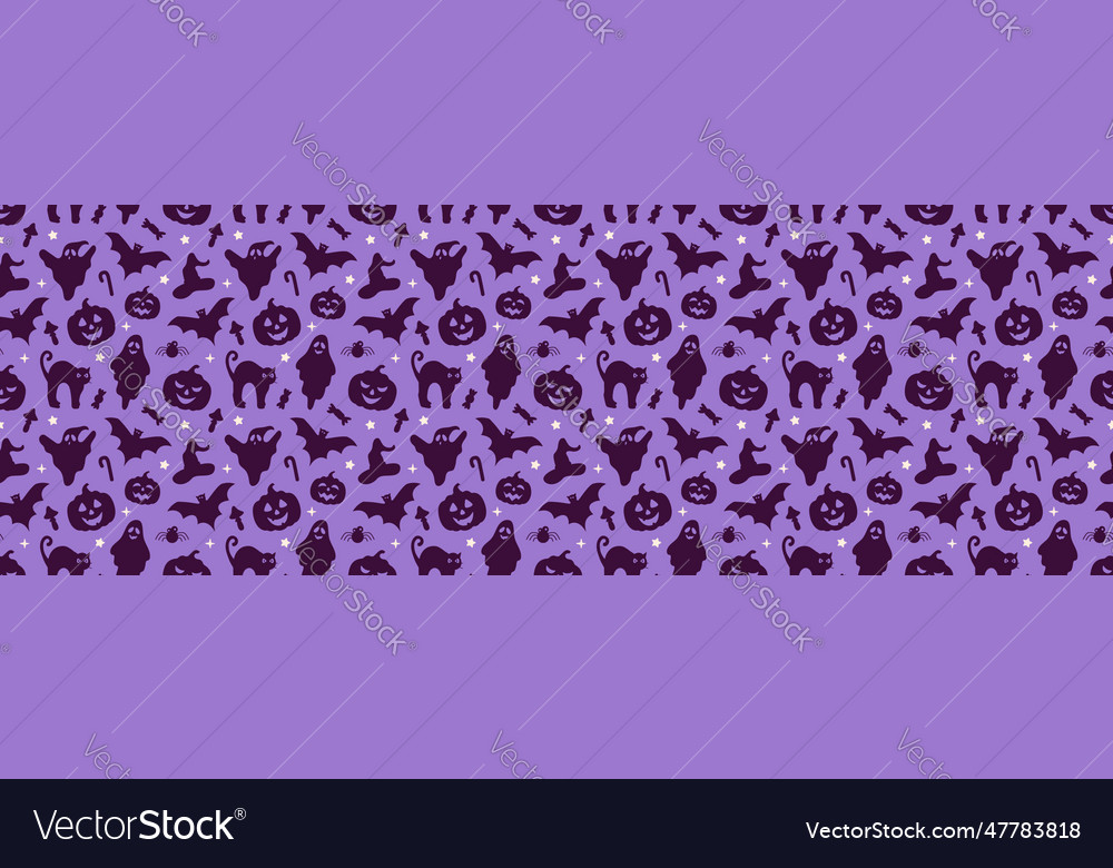 Halloween seamless pattern design