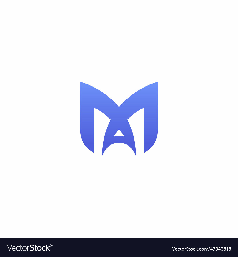 Letter ma logo design m icon