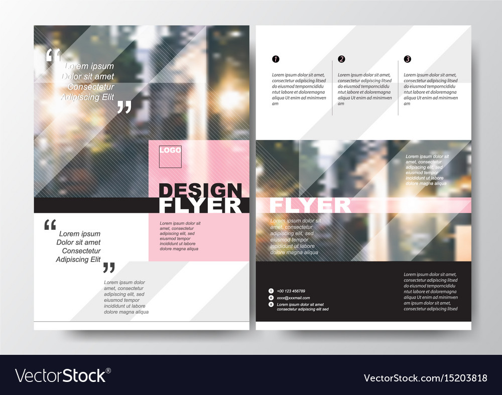 Minimal poster brochure flyer design layout