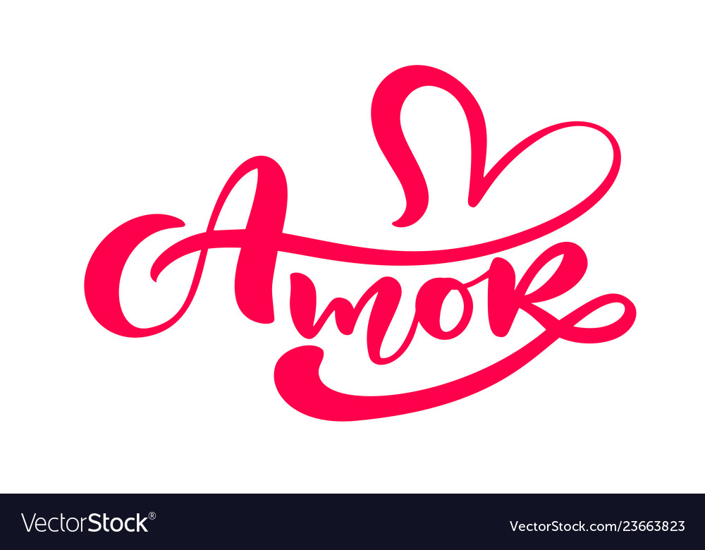 amor-calligraphy-word-love-on-spanish-royalty-free-vector