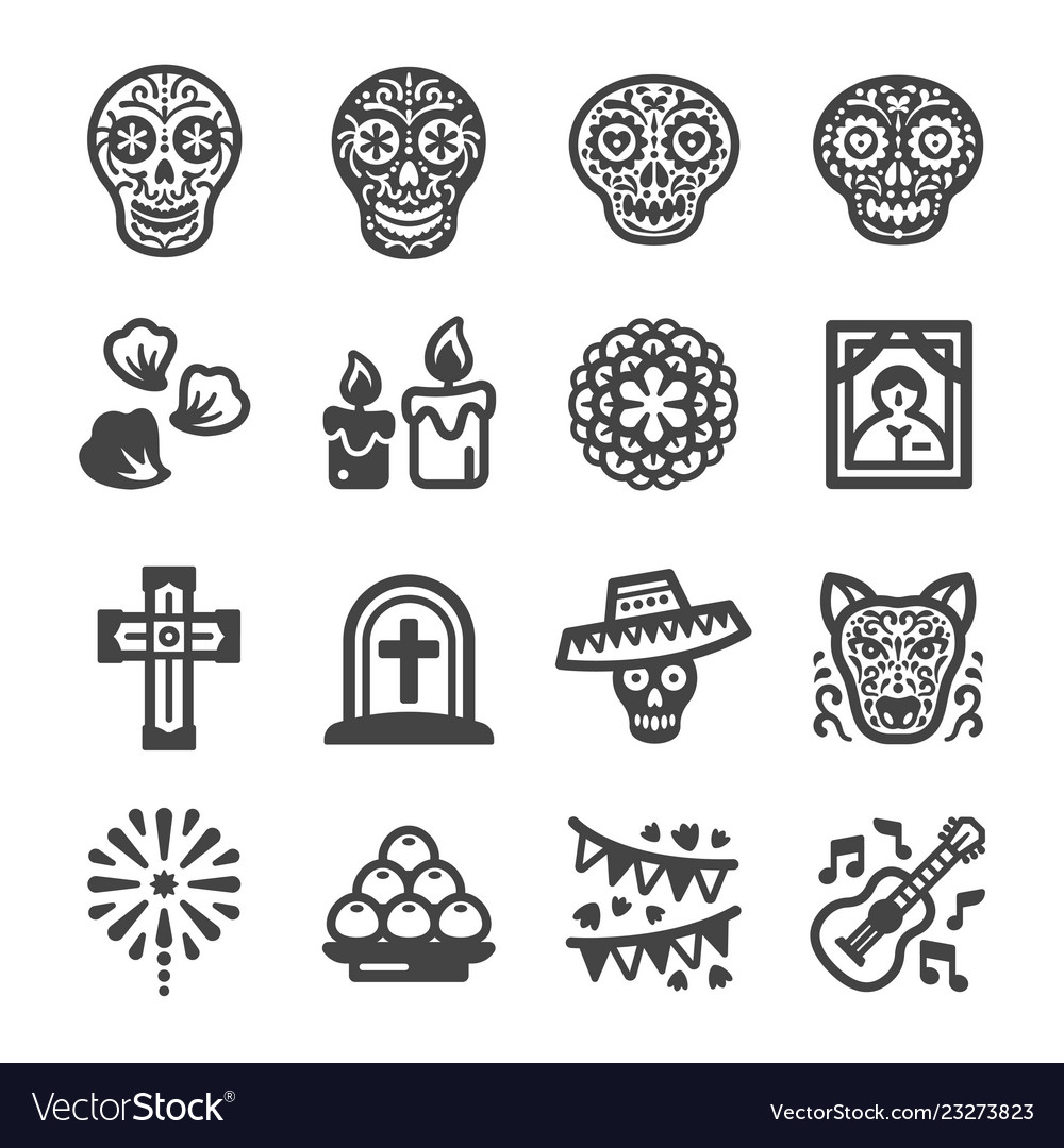 day-of-the-dead-icon-royalty-free-vector-image