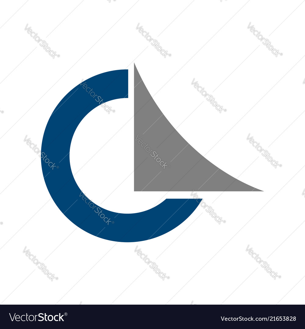 Abstract c letter technology logo