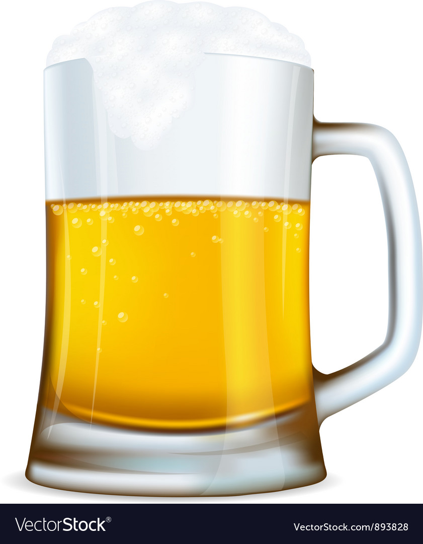 Beer mug Royalty Free Vector Image - VectorStock