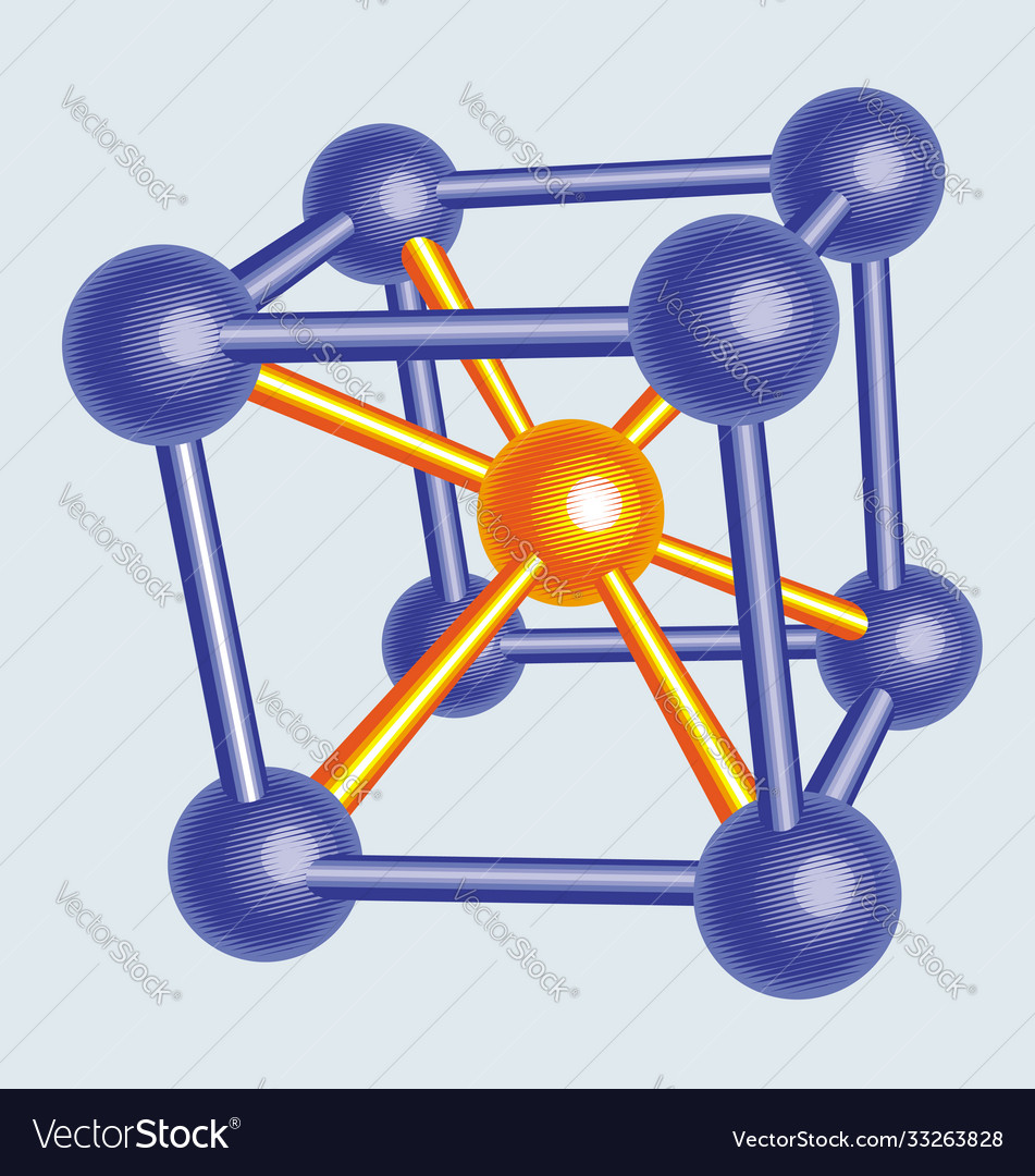 Graphic drawing molecular lattice