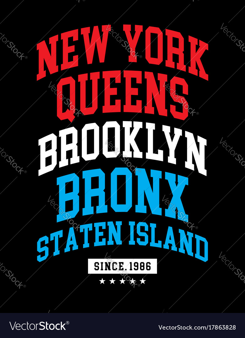 New york typography design