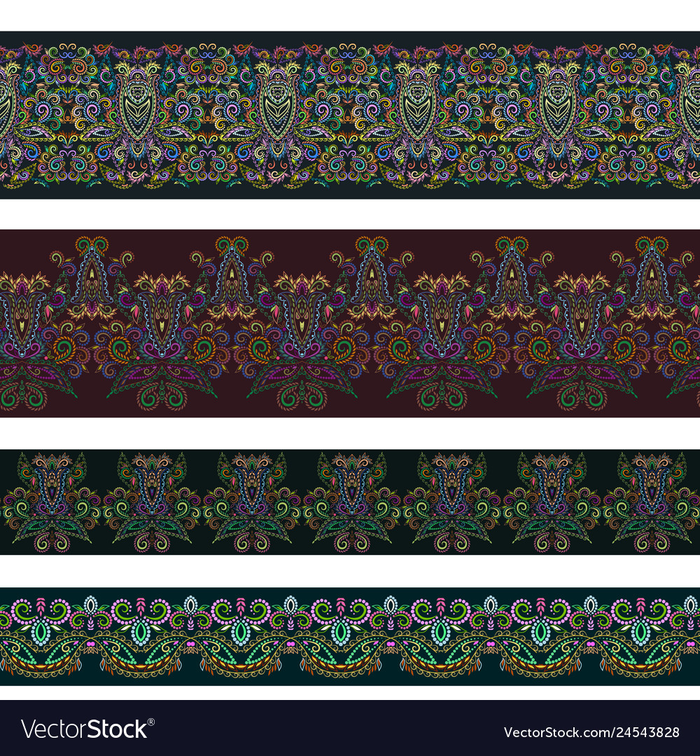 Seamless horizontal ethnic border