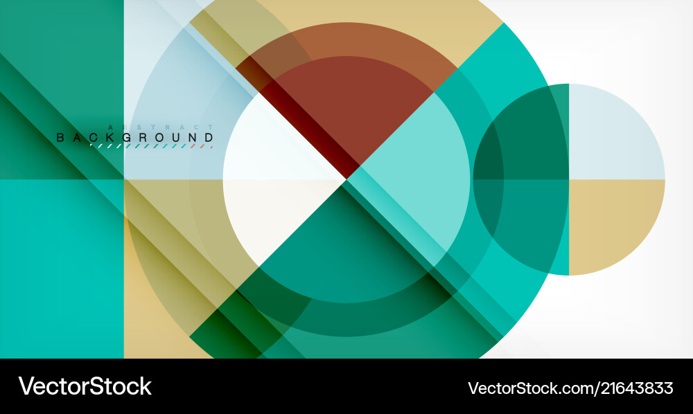 Circle abstract background Royalty Free Vector Image