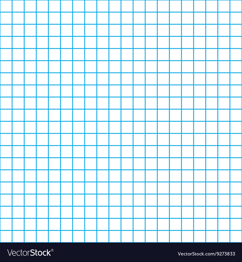 Five millimeters grid cyan colour on white Vector Image