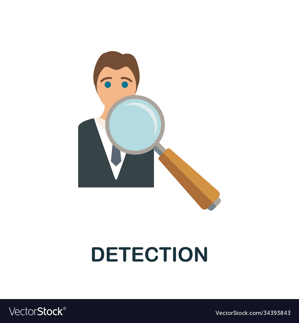 Detection icon simple element from business Vector Image