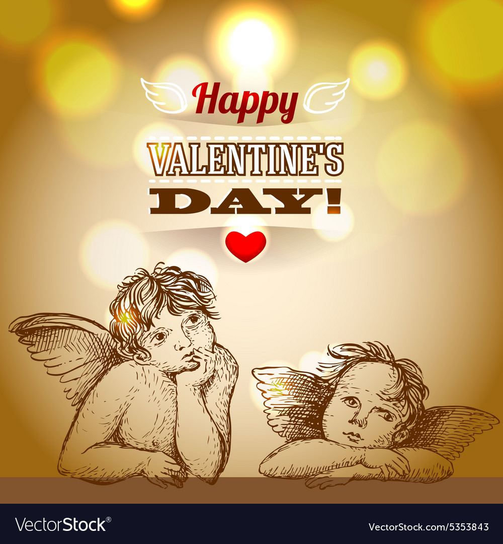 Happy valentines day - Grußkarte