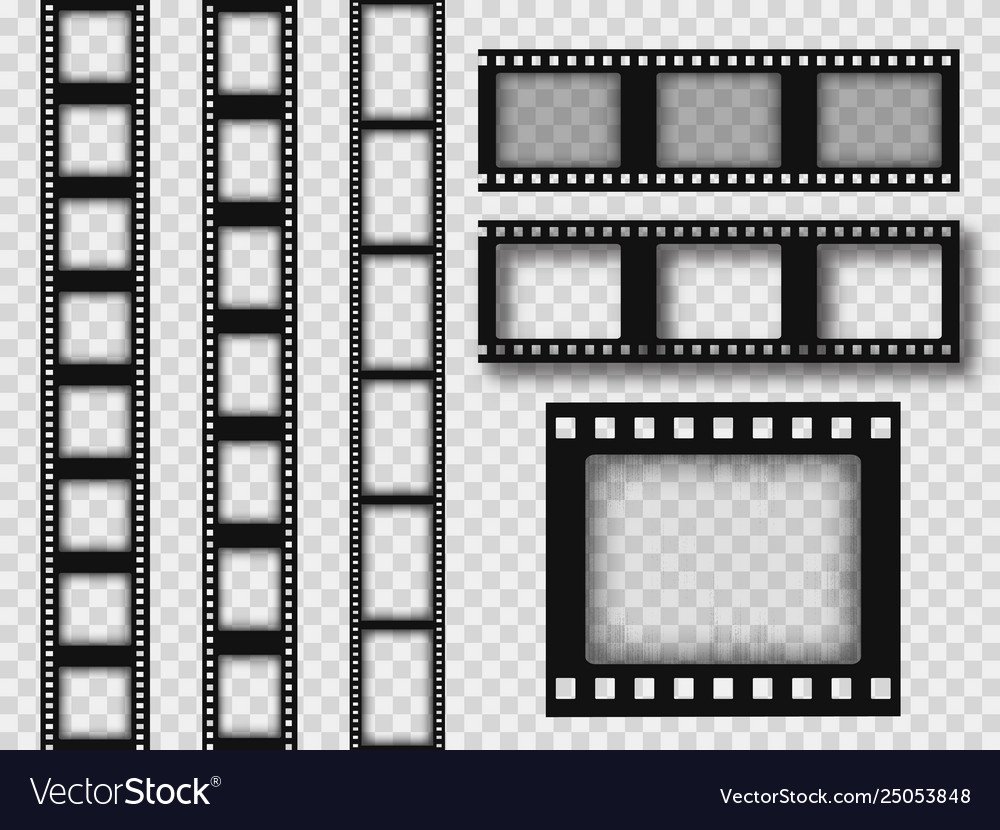 35mm Retro Film Strip Royalty Free Vector Image