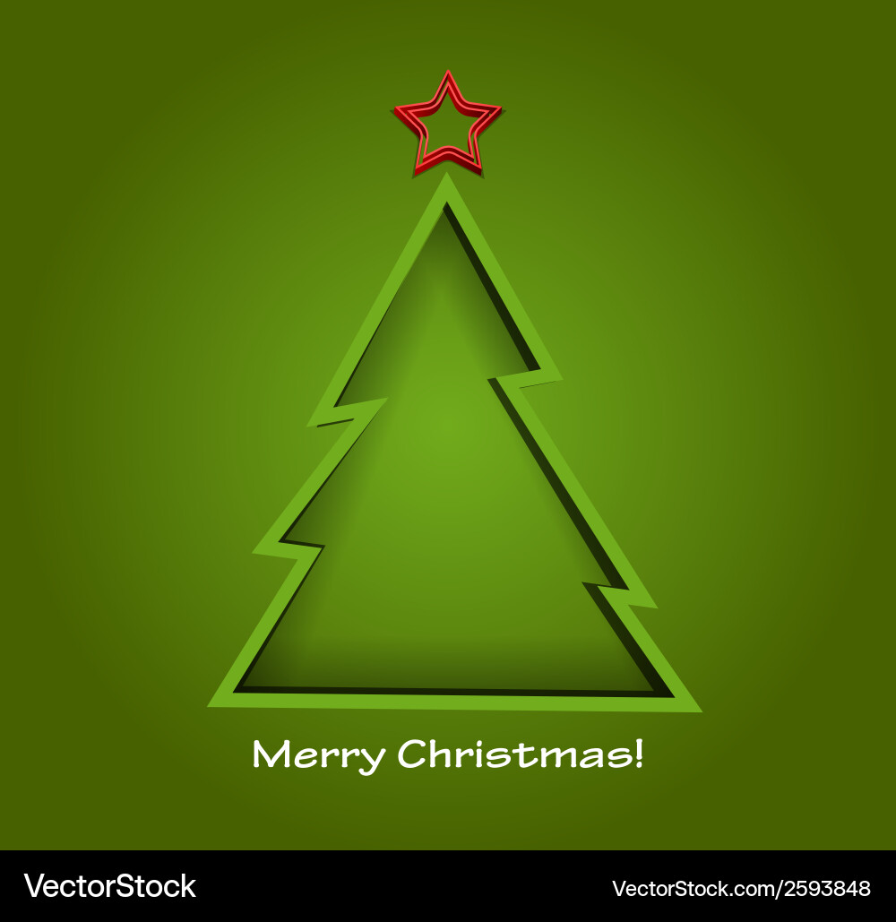 Christmas tree background Royalty Free Vector Image
