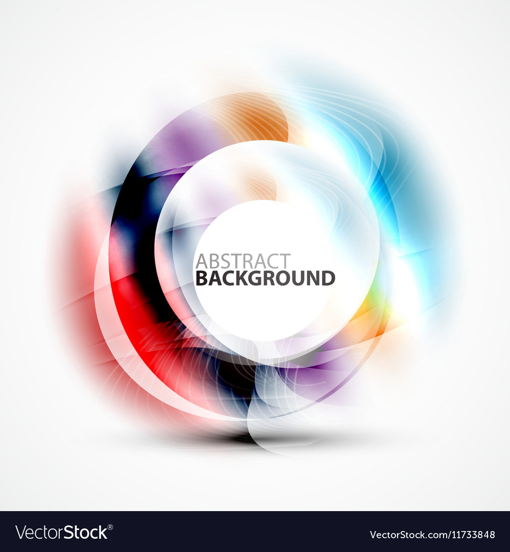 Colorful abstract circle banner