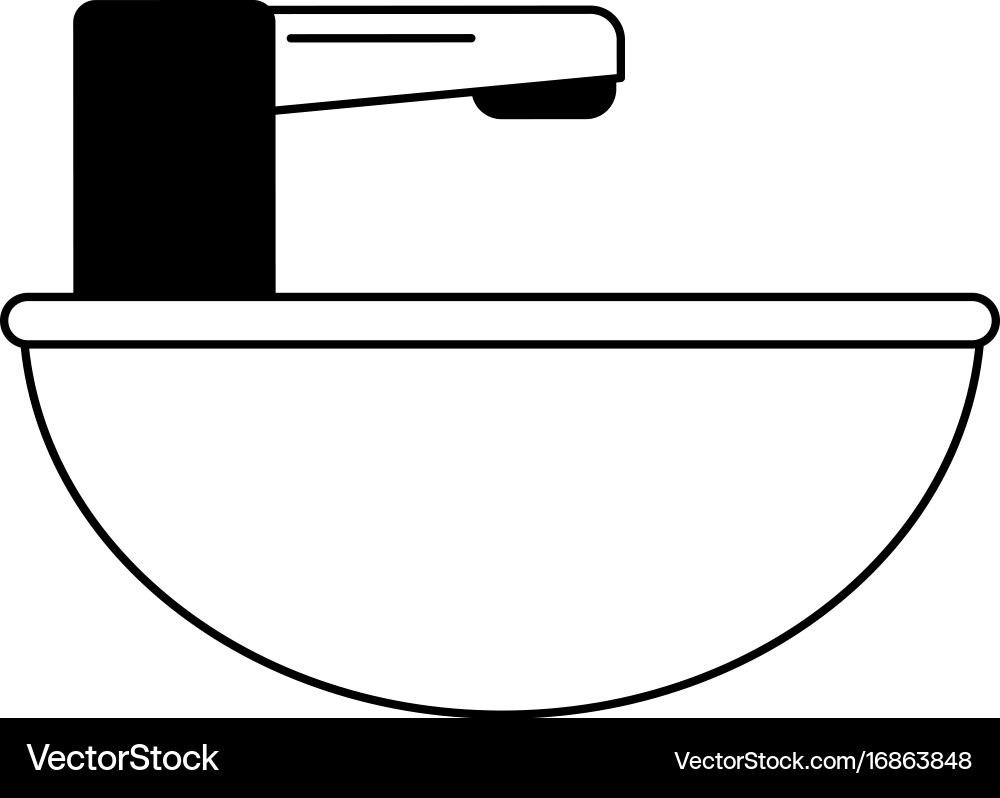 Water faucet icon image Royalty Free Vector Image