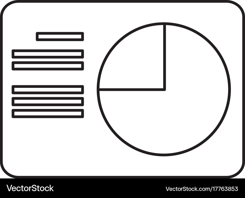 Statistic graphic Royalty Free Vector Image - VectorStock