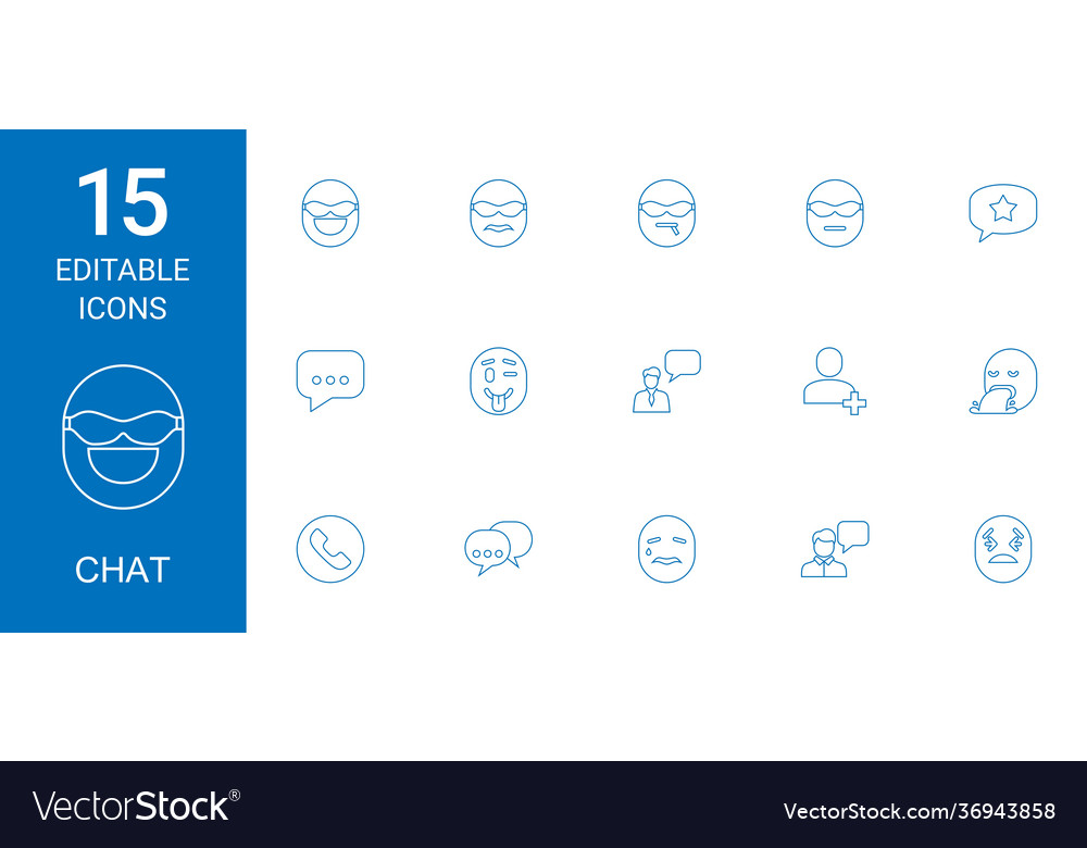 15 chat icons