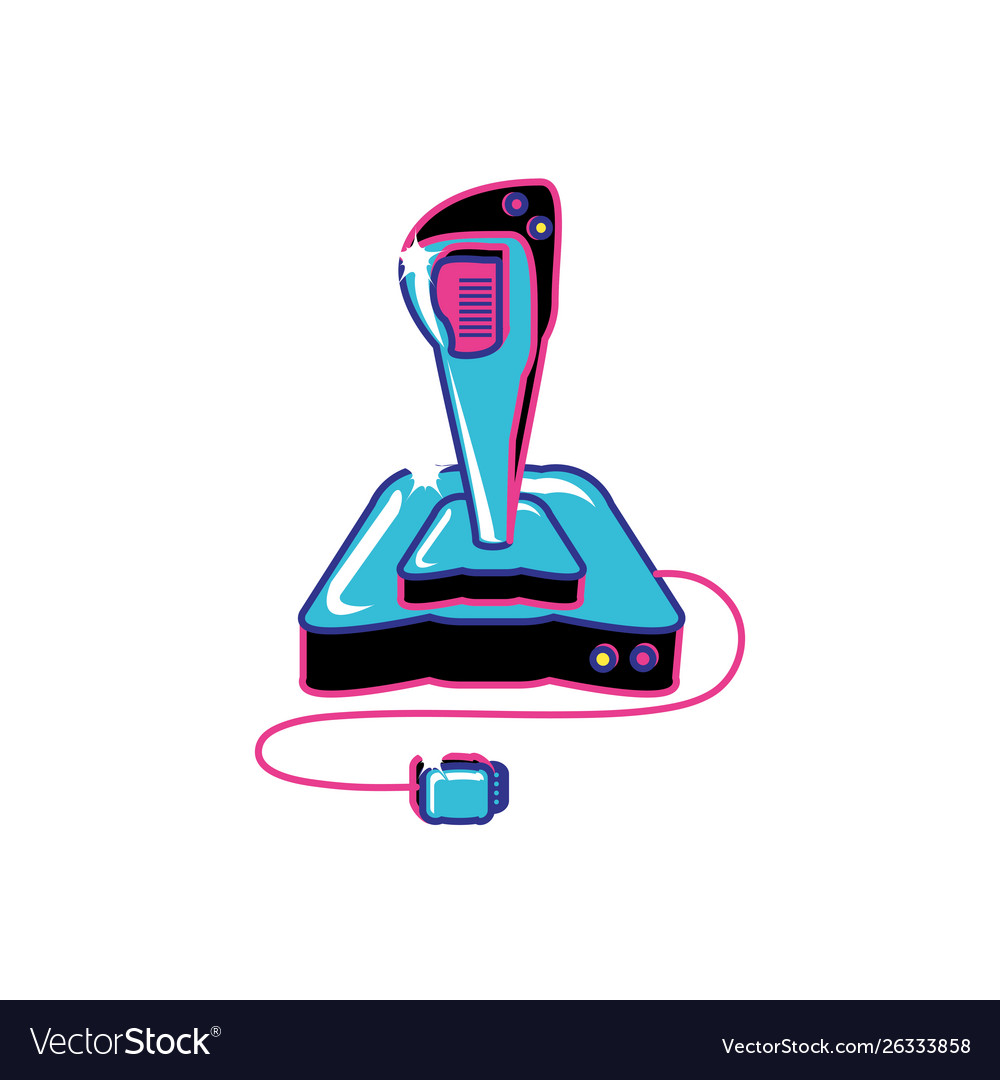 Video game joystick control icon