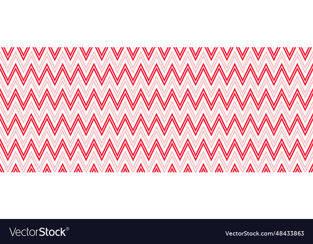 Candy cane zigzag seamless pattern pink and red