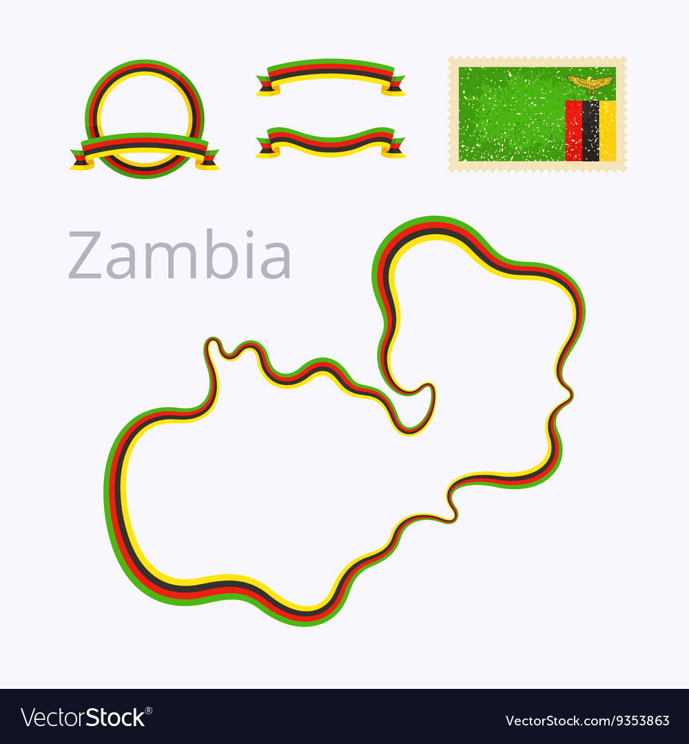 Farben von Zambia