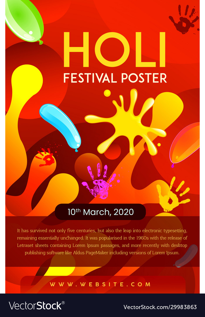 poster holi