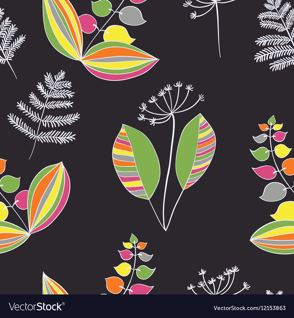 Scandinavian floral pattern