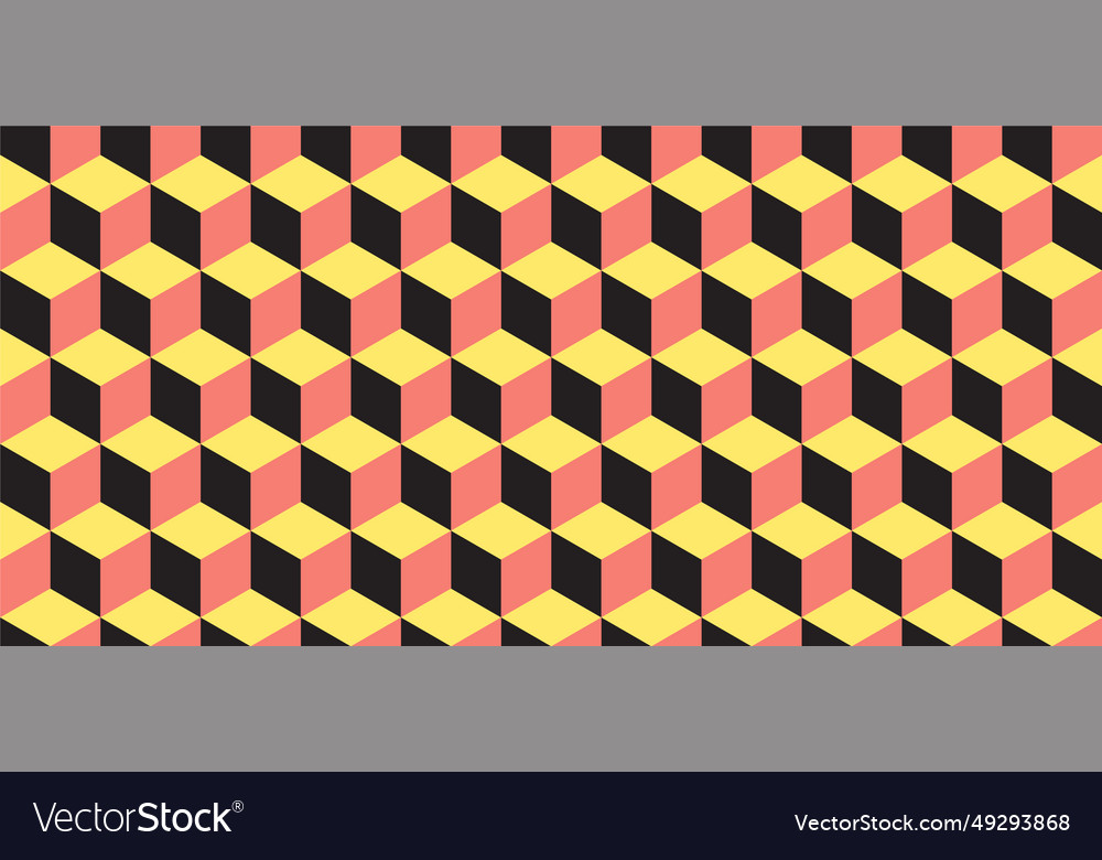 Abstract geometric pattern with lines rhombuses Vector Image