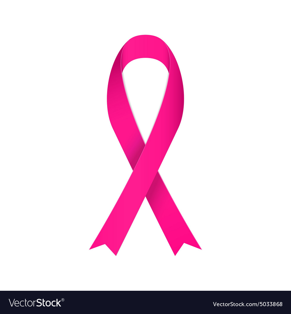 Breast cancer awareness pink ribbon