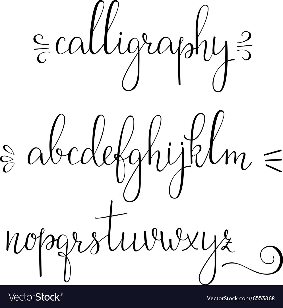 Cursive Monogram Font Elegant Cursive Font Cursive Calligraphy Font ...