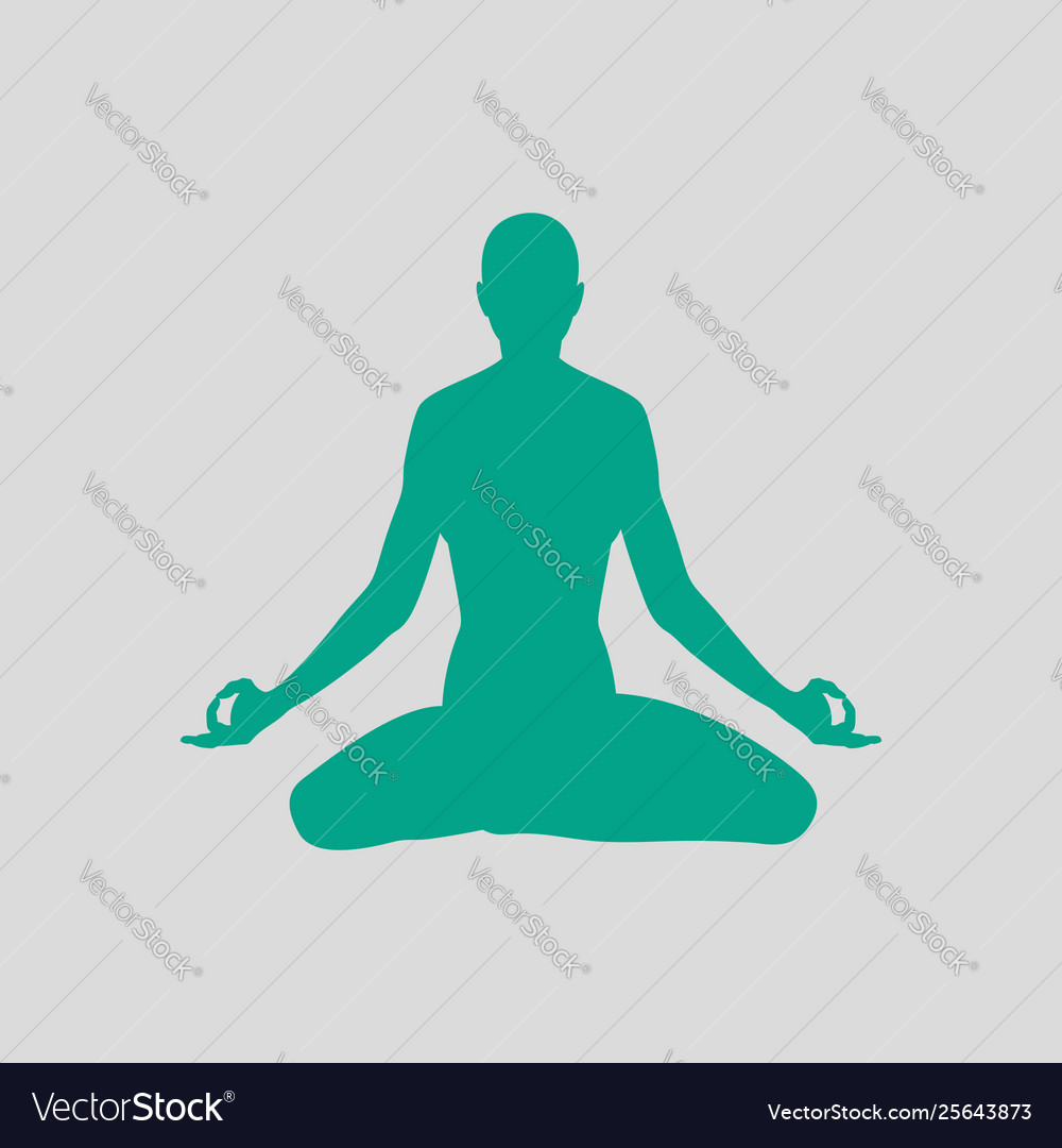 Lotus Pose Icon Royalty Free Vector Image - Vectorstock