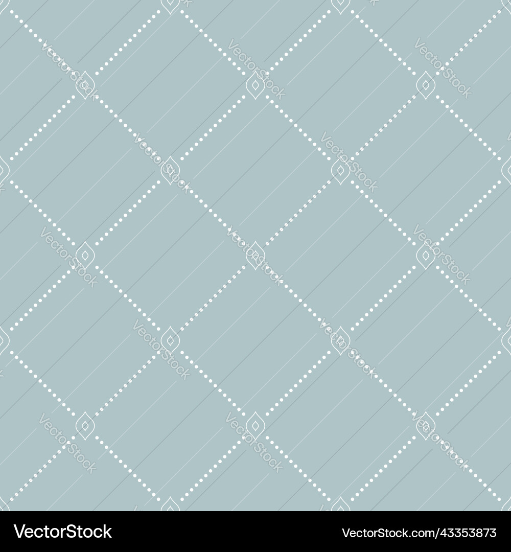 Seamless geometric pattern with dotted Royalty Free Vector