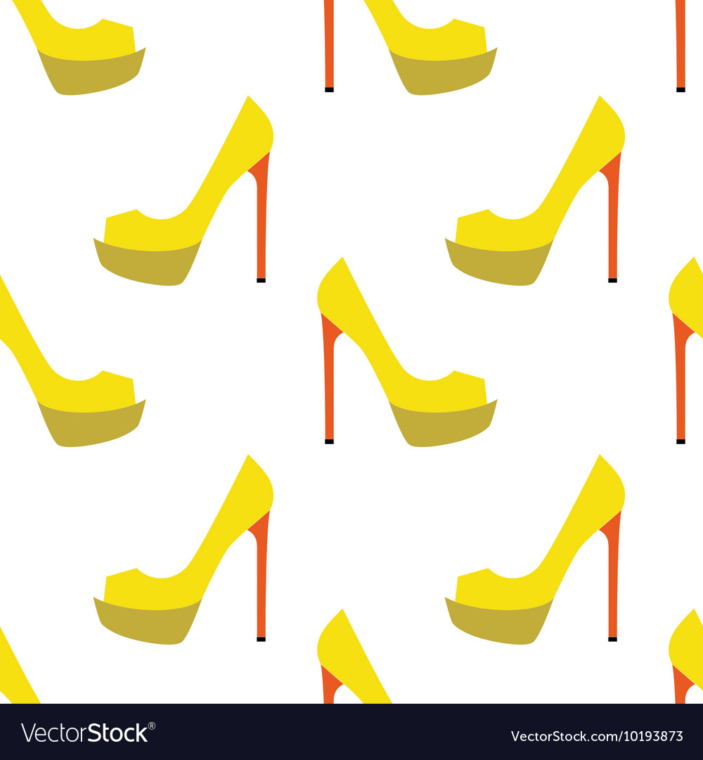 Women shoes seamless pattern