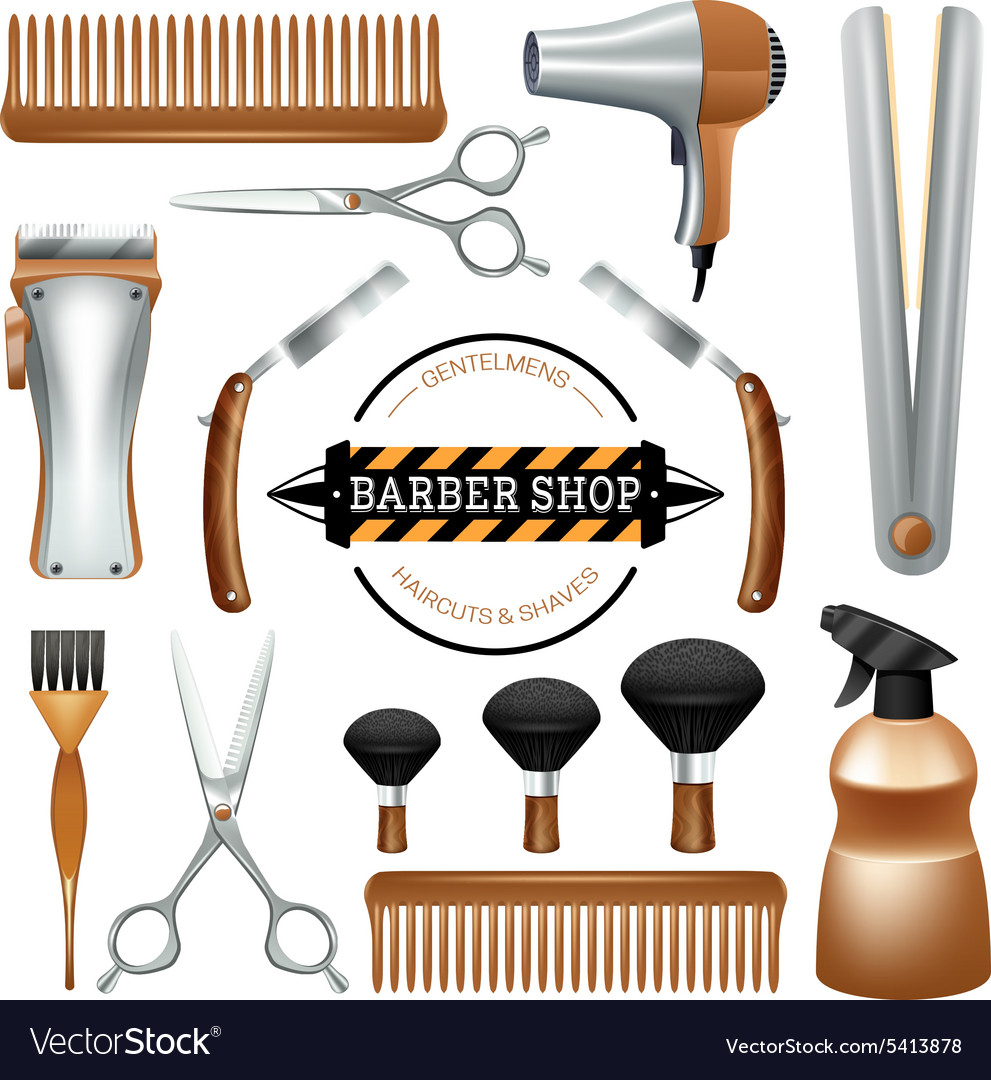 barber tools set