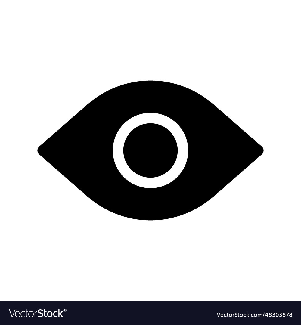 Eye icon Royalty Free Vector Image - VectorStock