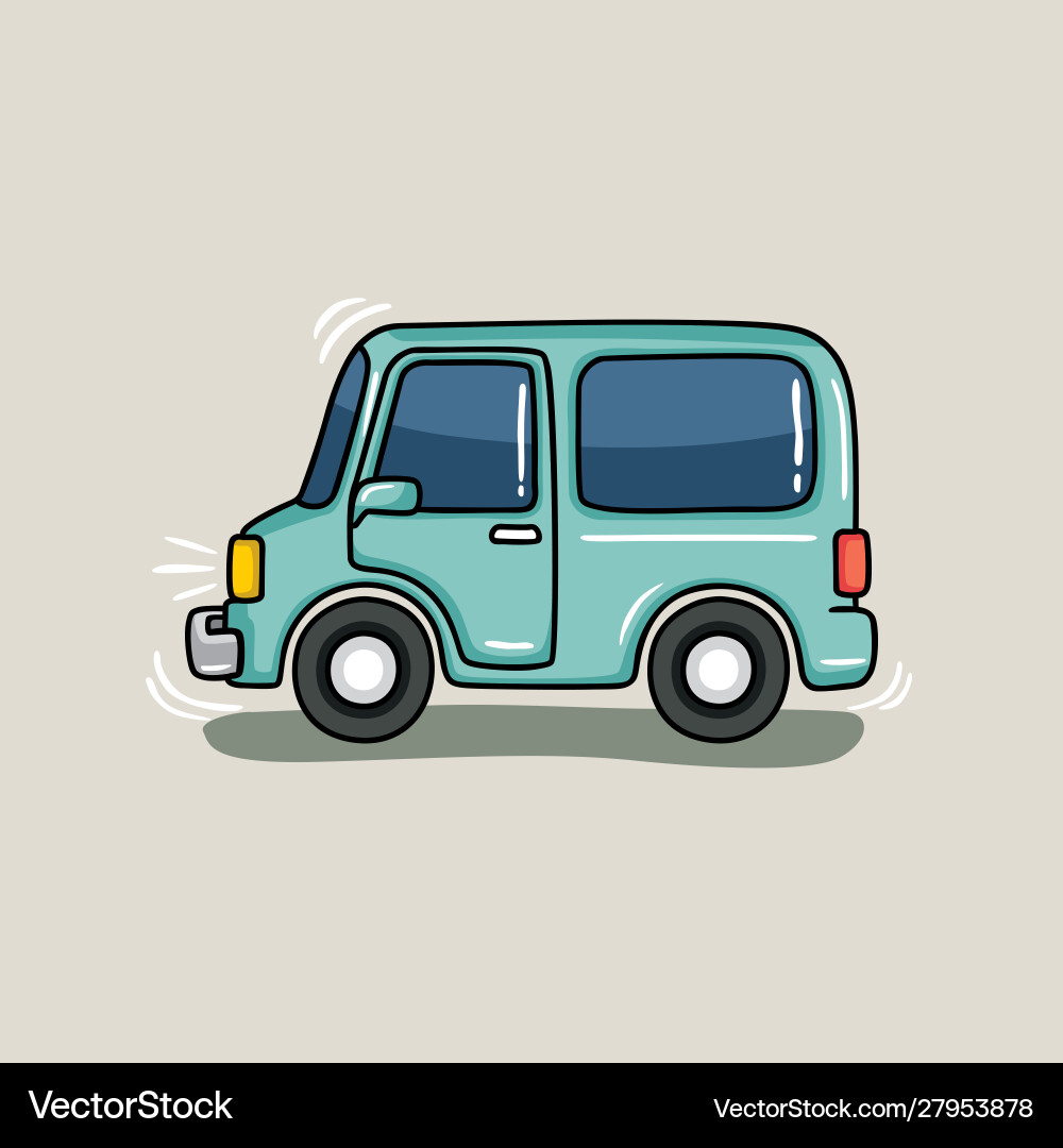 Van Royalty Free Vector Image - VectorStock