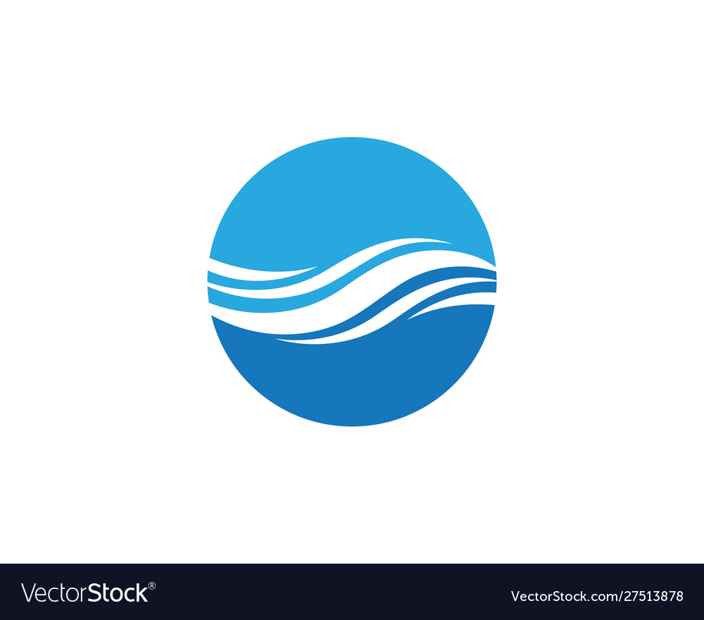 Water wave icon Royalty Free Vector Image - VectorStock