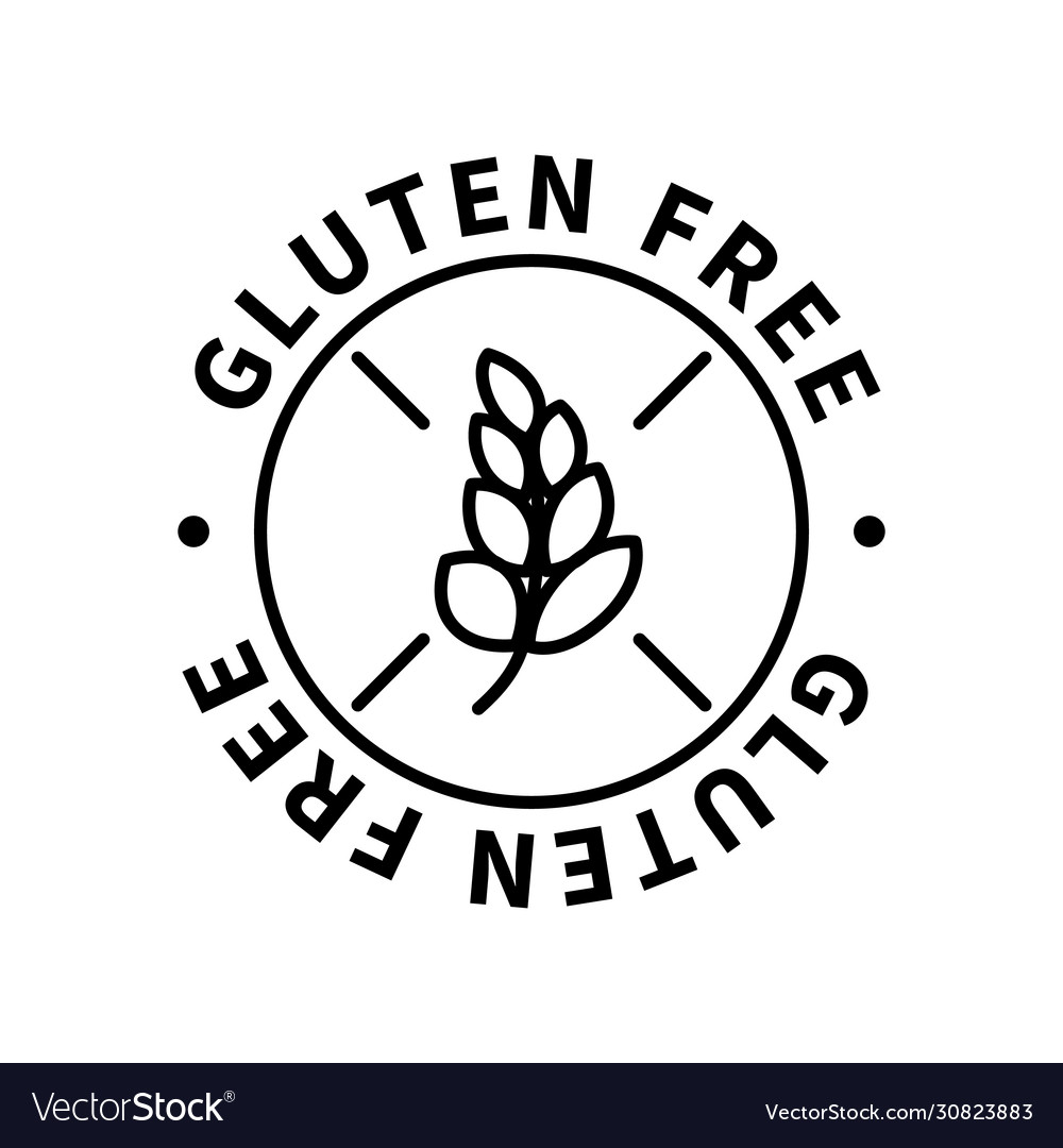 Gluten free simple icon modern design element Vector Image