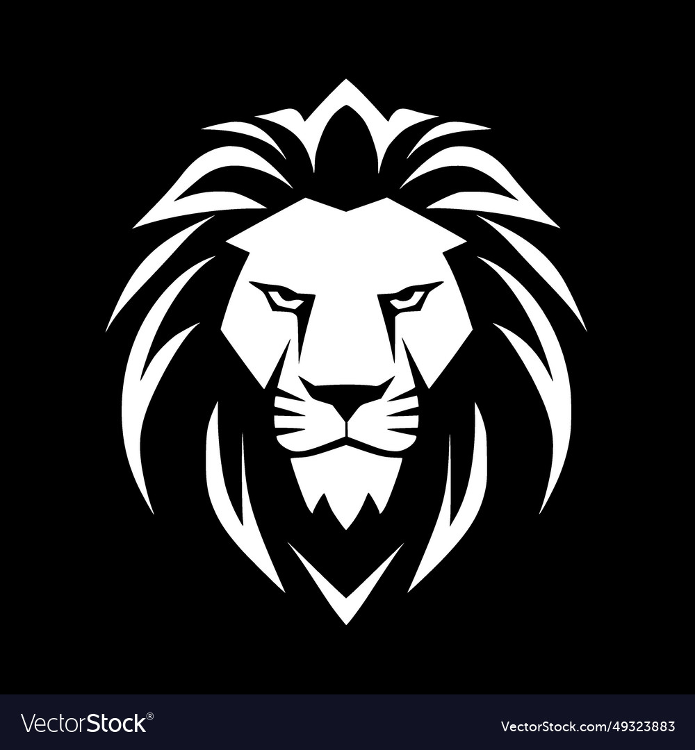 Lion - minimalist and flat logo