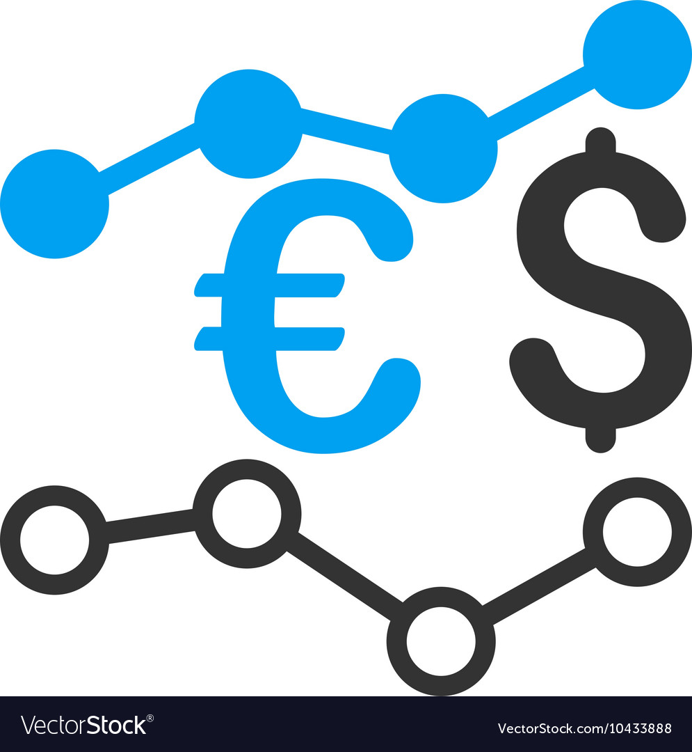 Currency Charts Flat Icon Royalty Free Vector Image Charts Flat Icon Royalty Free Vector Image