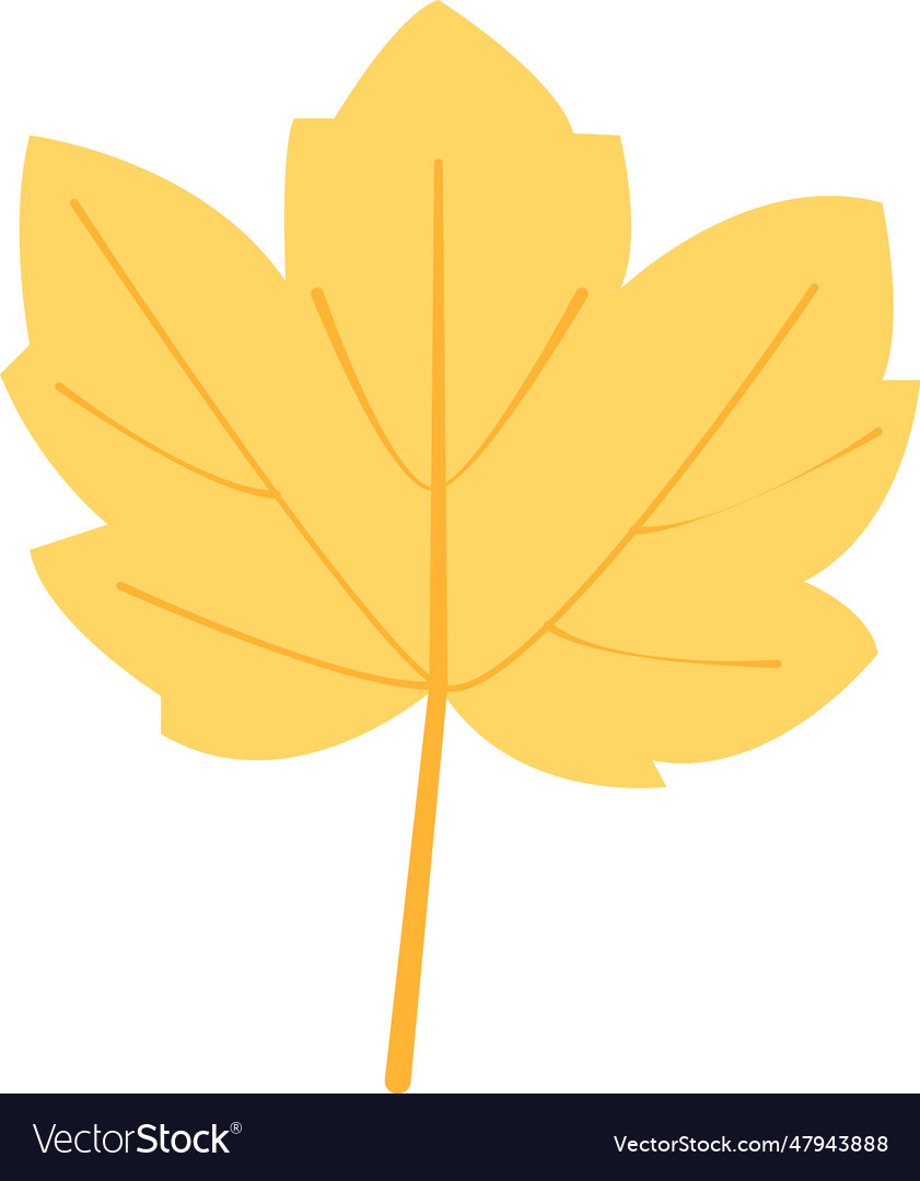 Tree leaf icon Royalty Free Vector Image - VectorStock